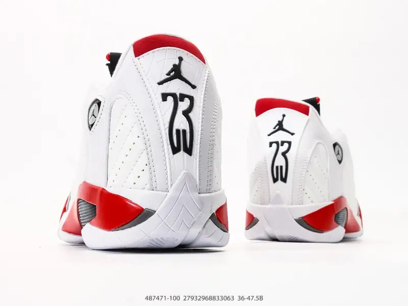 Air Jordan Sepatu Basket Kulit Mendukung 487471-100 #27932968833063